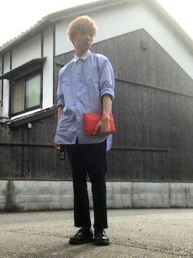 「Y-3（ワイスリー）のアイテム（その他）」を使った、ゆぅNEWSさん（メンズ・165cm）の夏コーディネート