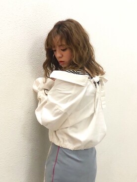 natsumiさんの「バックシャンスプリングジャケット【スプリングコート】」を使ったコーディネート