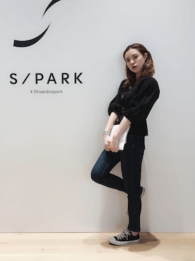 「コンバース オールスター」｜natsumiさん（レディース・158cm）の春コーディネート