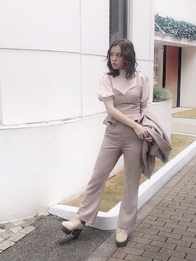 「アイテム（その他シューズ）」を使った、natsumiさん（レディース・158cm）の秋コーディネート