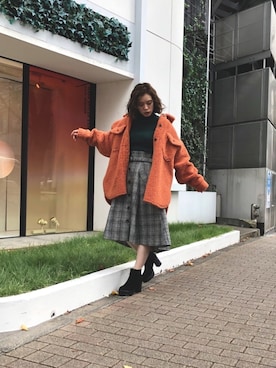 「dazzlin（ダズリン）のアイテム」を使った、natsumiさん（レディース・158cm）の秋コーディネート