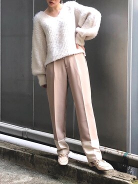 「dazzlin（ダズリン）のビットローファー（ローファー）」を使った、natsumiさん（レディース・158cm）の夏コーディネート