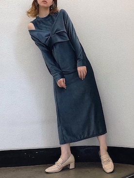 「dazzlin（ダズリン）のビットローファー（ローファー）」を使った、natsumiさん（レディース・158cm）の夏コーディネート