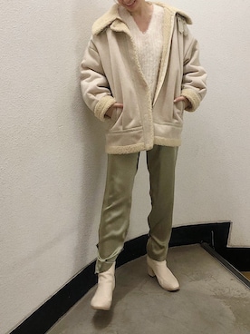 「dazzlin（ダズリン）のアイテム（ブルゾン）」を使った、natsumiさん（レディース・158cm）の夏コーディネート