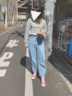 「リーバイス」｜叶雪さん（レディース・159cm）の春コーディネート