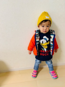 a.r_sさん（キッズ・90cm）の冬コーディネート