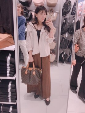 Joohee Leeさん（レディース・158cm）の秋コーディネート