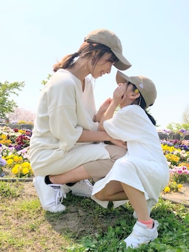 「花見」｜「アイテム（アクセサリー）」を使った、みみみさん（レディース・168cm）の春コーディネート