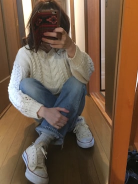 「ドラフトリーバイス」｜hakuさん（レディース・165cm）の冬コーディネート