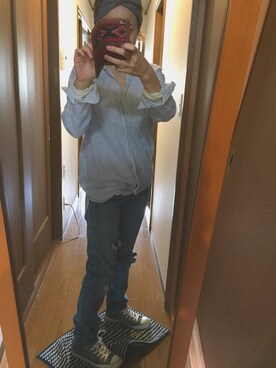 「ドラフトリーバイス」｜「アイテム（その他）」を使った、hakuさん（レディース・165cm）の冬コーディネート