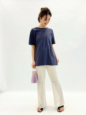 「U by SPICK&SPAN（ユーバイスピックアンドスパン）のアイテム」を使った、Moeさん（レディース・161cm）の春コーディネート