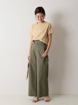 「U by SPICK&SPAN（ユーバイスピックアンドスパン）のアイテム」を使った、Moeさん（レディース・161cm）の春コーディネート