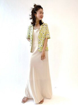 「U by SPICK&SPAN（ユーバイスピックアンドスパン）のアイテム」を使った、Moeさん（レディース・161cm）の夏コーディネート