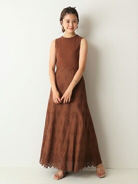 「U by SPICK&SPAN（ユーバイスピックアンドスパン）のアイテム」を使った、Moeさん（レディース・161cm）の夏コーディネート