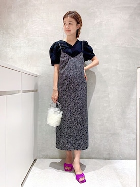 「U by SPICK&SPAN（ユーバイスピックアンドスパン）のアイテム」を使った、Moeさん（レディース・161cm）の夏コーディネート