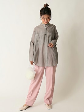 「U by SPICK&SPAN（ユーバイスピックアンドスパン）のアイテム」を使った、Moeさん（レディース・161cm）の夏コーディネート