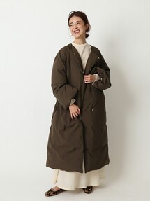 U×MIRAI.M ノーカラーKAPOKコート U by SPICK&SPAN（ユーバイスピックアンドスパン）の「U×MIRAI.M