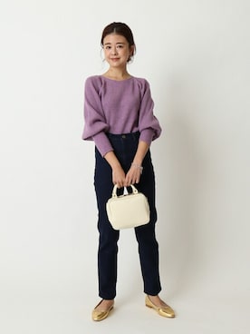 「U by SPICK&SPAN（ユーバイスピックアンドスパン）のアイテム」を使った、Moeさん（レディース・161cm）の冬コーディネート