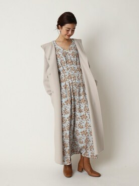「U by SPICK&SPAN（ユーバイスピックアンドスパン）のアイテム（その他アウター）」を使った、Moeさん（レディース・161cm）の冬コーディネート