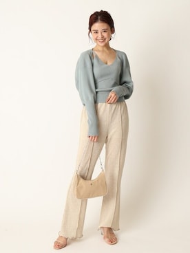 「U by SPICK&SPAN（ユーバイスピックアンドスパン）のアイテム」を使った、Moeさん（レディース・161cm）の春コーディネート