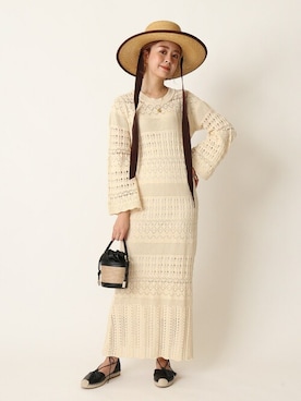 「U by SPICK&SPAN（ユーバイスピックアンドスパン）のアイテム」を使った、Moeさん（レディース・161cm）の春コーディネート