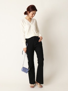 「U by SPICK&SPAN（ユーバイスピックアンドスパン）のアイテム」を使った、Moeさん（レディース・161cm）の春コーディネート