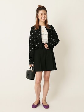 「U by SPICK&SPAN（ユーバイスピックアンドスパン）のアイテム」を使った、Moeさん（レディース・161cm）の夏コーディネート