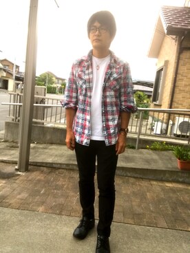 「semantic design（セマンティックデザイン）のアイテム」を使った、Yoshihisa  Mizunoさん（メンズ・168cm）の夏コーディネート