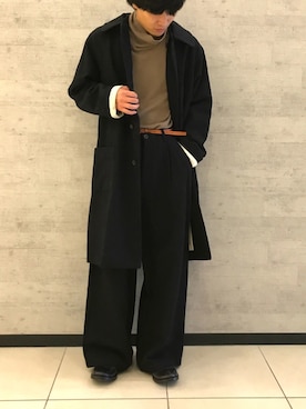 「Johnbull Private labo（ジョンブルプライベートラボ）のアイテム（ドレスシューズ）」を使った、fu_kuさん（メンズ・169cm）の秋コーディネート
