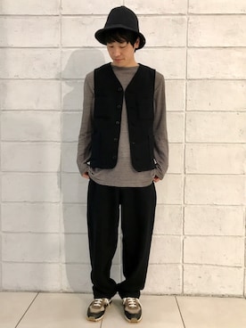 「SPALWART（スパルウォート）のアイテム」を使った、fu_kuさん（メンズ・169cm）の秋コーディネート