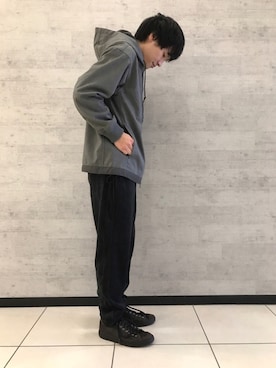 「Johnbull Private labo（ジョンブルプライベートラボ）のアイテム（その他アウター）」を使った、fu_kuさん（メンズ・169cm）の秋コーディネート