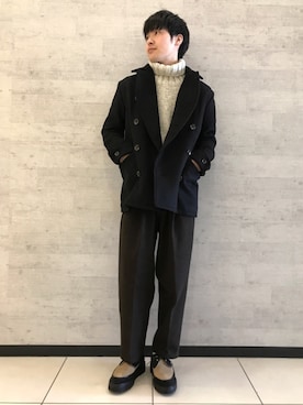 「johnbull」｜「アイテム（その他シューズ）」を使った、fu_kuさん（メンズ・169cm）の冬コーディネート