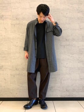 「Johnbull Private labo（ジョンブルプライベートラボ）のアイテム（ドレスシューズ）」を使った、fu_kuさん（メンズ・169cm）の春コーディネート