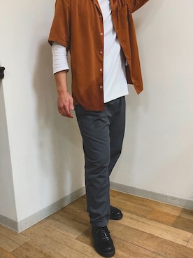 「シロＴ」｜たかぼんさん（メンズ・170cm）の春コーディネート