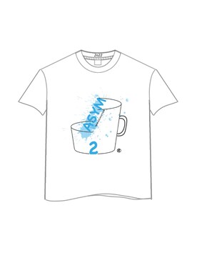 「ASYMのアイテム（Tシャツ/カットソー、ホワイト系）」を使った、KEITAさん（メンズ・170cm）の春コーディネート
