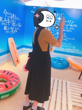 「夏秋ミックス」｜「アイテム（ワンピース/ドレス）」を使った、おみっちゃん☺︎さん（レディース・165cm）の秋コーディネート