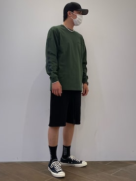 「L.H.P Private Brand（エルエイチピープライベートブランド）のアイテム」を使った、タグチ　ユータさん（メンズ・187cm）の春コーディネート
