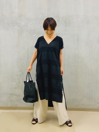 BEARDSLEY（ビアズリー）の「シャドーボーダーチュニック（ワンピース