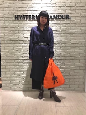 「テロテロ」｜「アイテム（ブーツ）」を使った、OKUDAさん（レディース・161cm）の春コーディネート