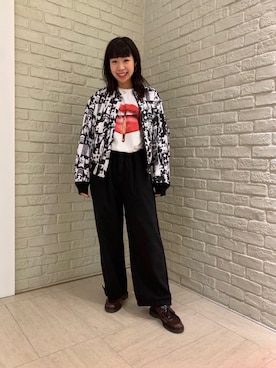 OKUDAさん（レディース・161cm）の冬コーディネート