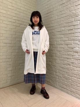 HYSTERIC GLAMOUR（ヒステリックグラマー）の「ミモレ丈タックス