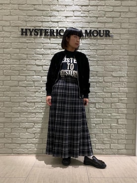 「コラボレーション」｜「アイテム（ブルゾン）」を使った、OKUDAさん（レディース・161cm）の冬コーディネート