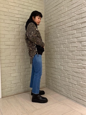 OKUDAさん（レディース・161cm）の冬コーディネート