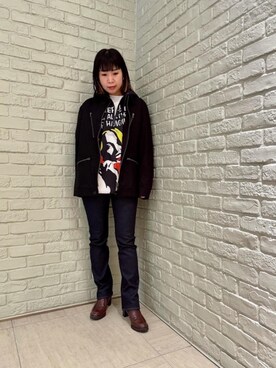 OKUDAさんの「SOUND INSTRUCTIONS ミリタリーZIPジャケット」を使ったコーディネート