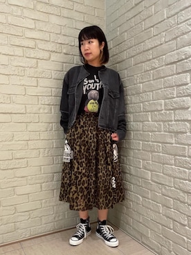 「ソニック・ユース」｜OKUDAさん（レディース・161cm）の春コーディネート