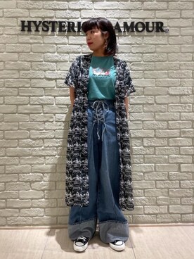 「ソニック・ユース」｜OKUDAさん（レディース・161cm）の春コーディネート