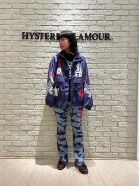 「コラボレーション」｜「アイテム（ブルゾン）」を使った、OKUDAさん（レディース・161cm）の秋コーディネート