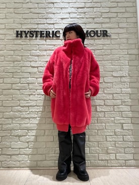 「ﾋﾞｯｸﾞｼﾙｴｯﾄ」｜「アイテム（その他アウター）」を使った、OKUDAさん（レディース・161cm）の秋コーディネート