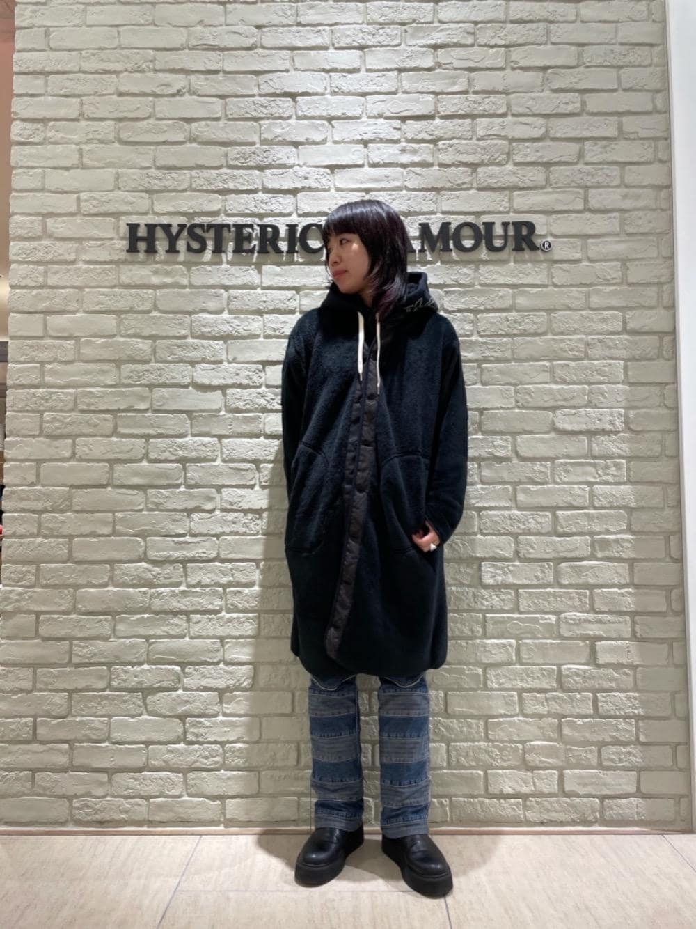 ヒステリックグラマー DIZZY&MILKY柄 コート HYSTERIC GLAMOUR（ヒステリックグラマー）の「DIZZY&MILKY柄