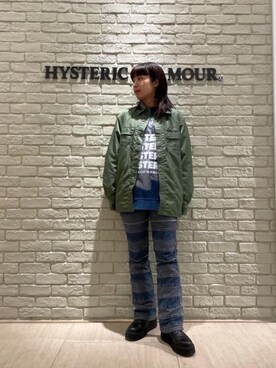 「ﾋﾞｯｸﾞｼﾙｴｯﾄ」｜「アイテム（スウェット）」を使った、OKUDAさん（レディース・161cm）の冬コーディネート